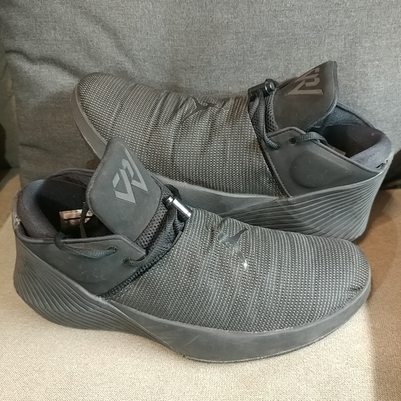 Air Jordan Russell Westbrook Why Not Zer0.1 Nike Triple Black Men's13 - Picture 8 of 14